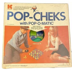 Vintage 1973 Pop-Check Game w/Pop O Matic